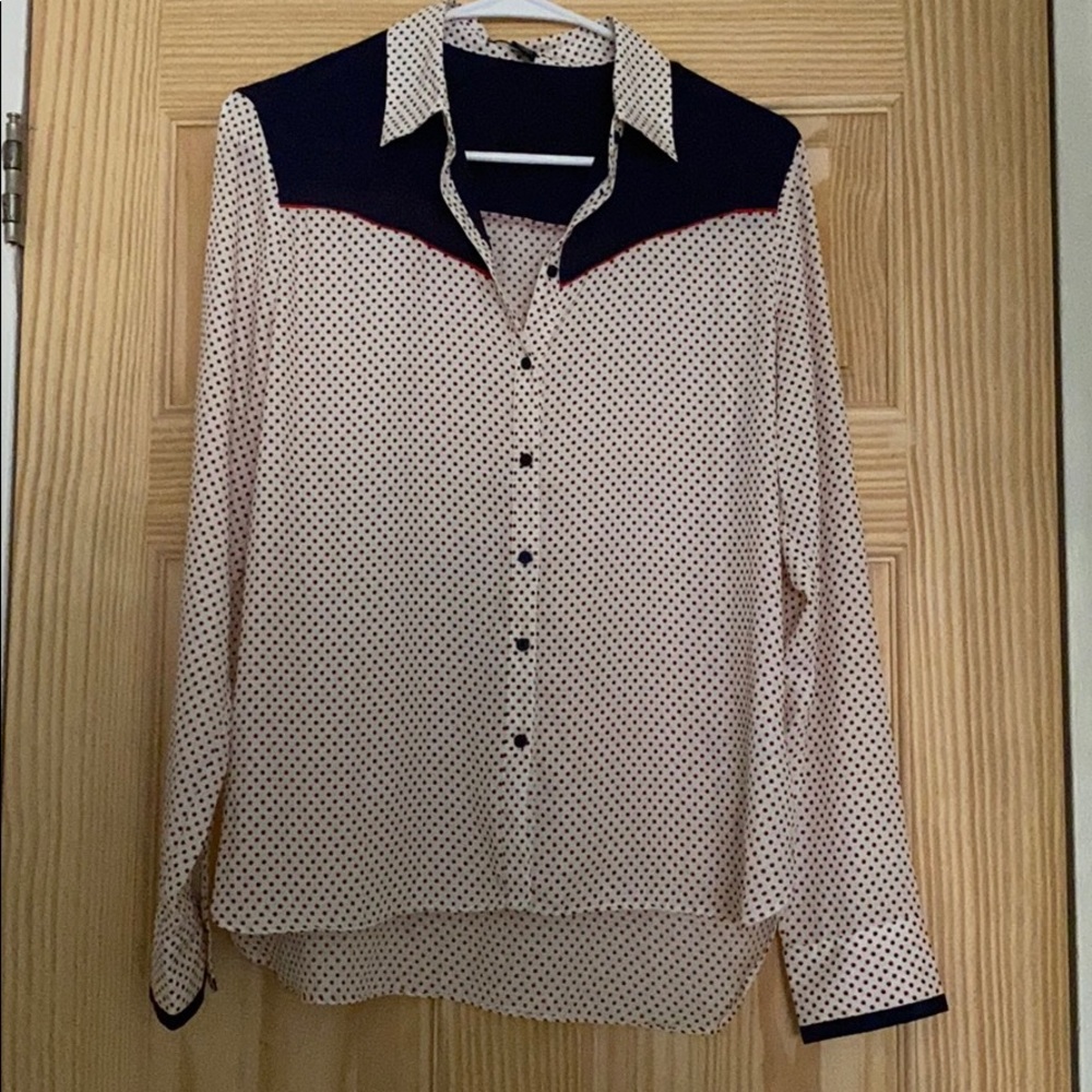 Forever 21 Button Down Blouse